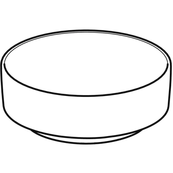 Aufsatzwaschtisch „Variform“, rund ⌀ 40 × 15,8 cm in weiß alpin Aufsatzwaschtisch „Variform“, rund ⌀ 40 × 15,8 cm in weiß alpin