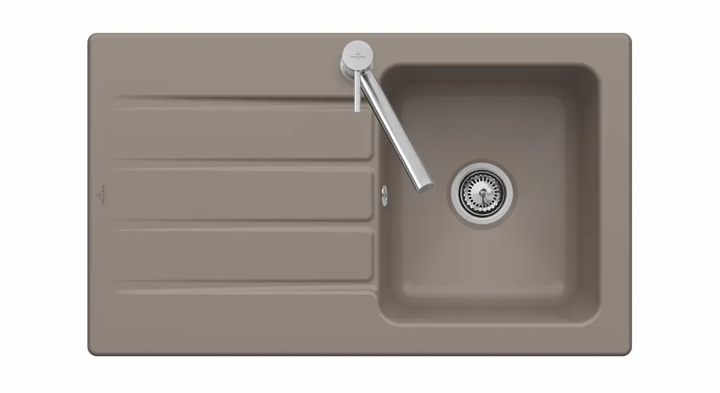 Villeroy & Boch Einbau-Küchenspülbecken „Architectura“ 50 860 × 510 × 220 mm in Pure Black Villeroy & Boch Einbau-Küchenspülbecken „Architectura“ 50 860 × 510 × 220 mm in Pure Black