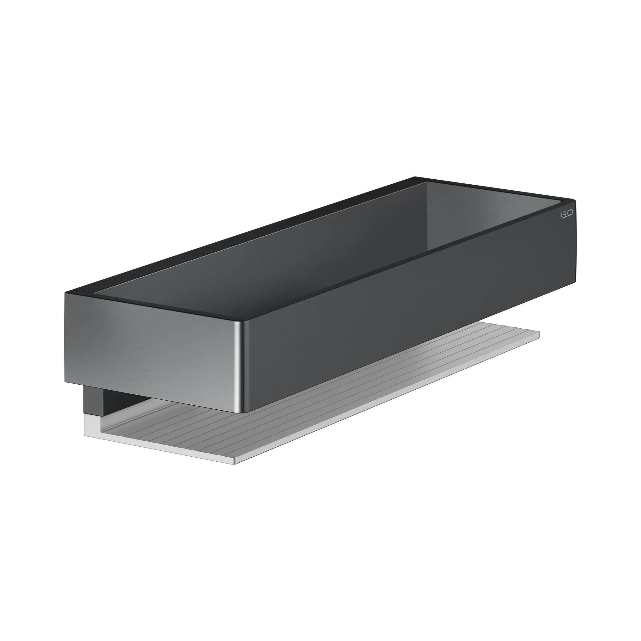 Edition 11 11158130000 Duschkorb silber-elox./Schwarzchrom geb.