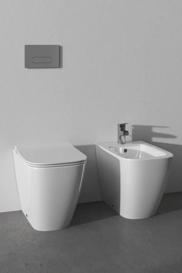 Ideal Standard Bidet „i.lifeB“, Befestigung sichtbar 35,5 × 54 × 40 cm