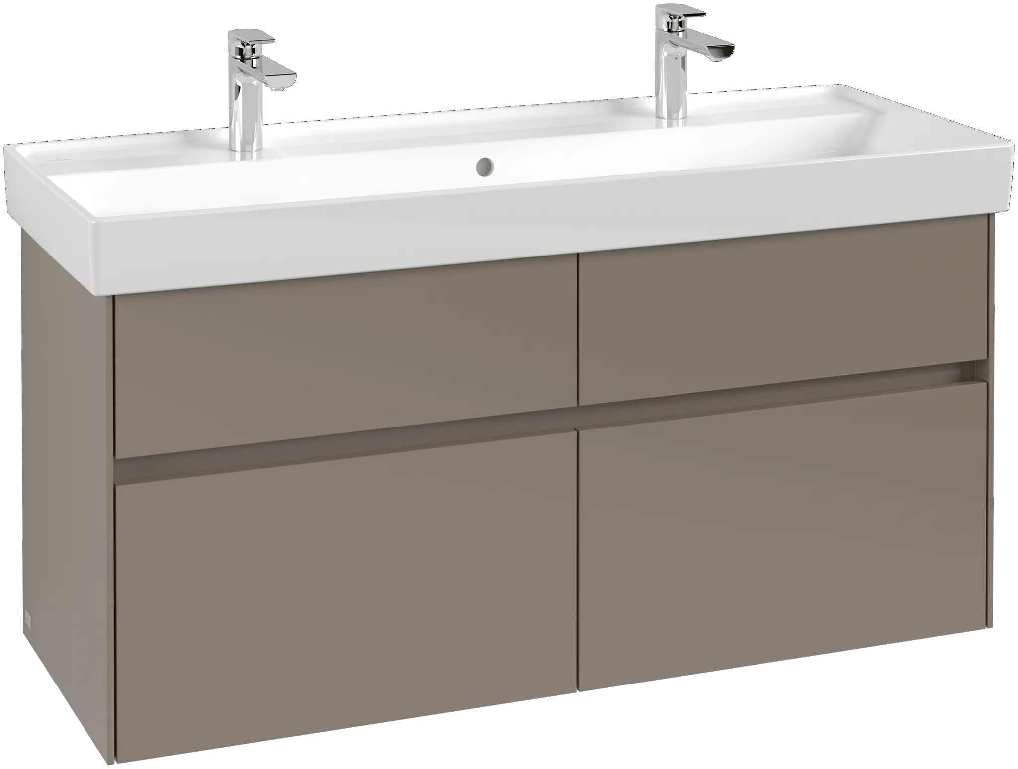 Villeroy & Boch Waschtischunterschrank „Collaro“ 1154 × 546 × 444 mm Graphite, für Becken mittig, mit Beleuchtung Villeroy & Boch Waschtischunterschrank „Collaro“ 1154 × 546 × 444 mm Graphite, für Becken mittig, mit Beleuchtung