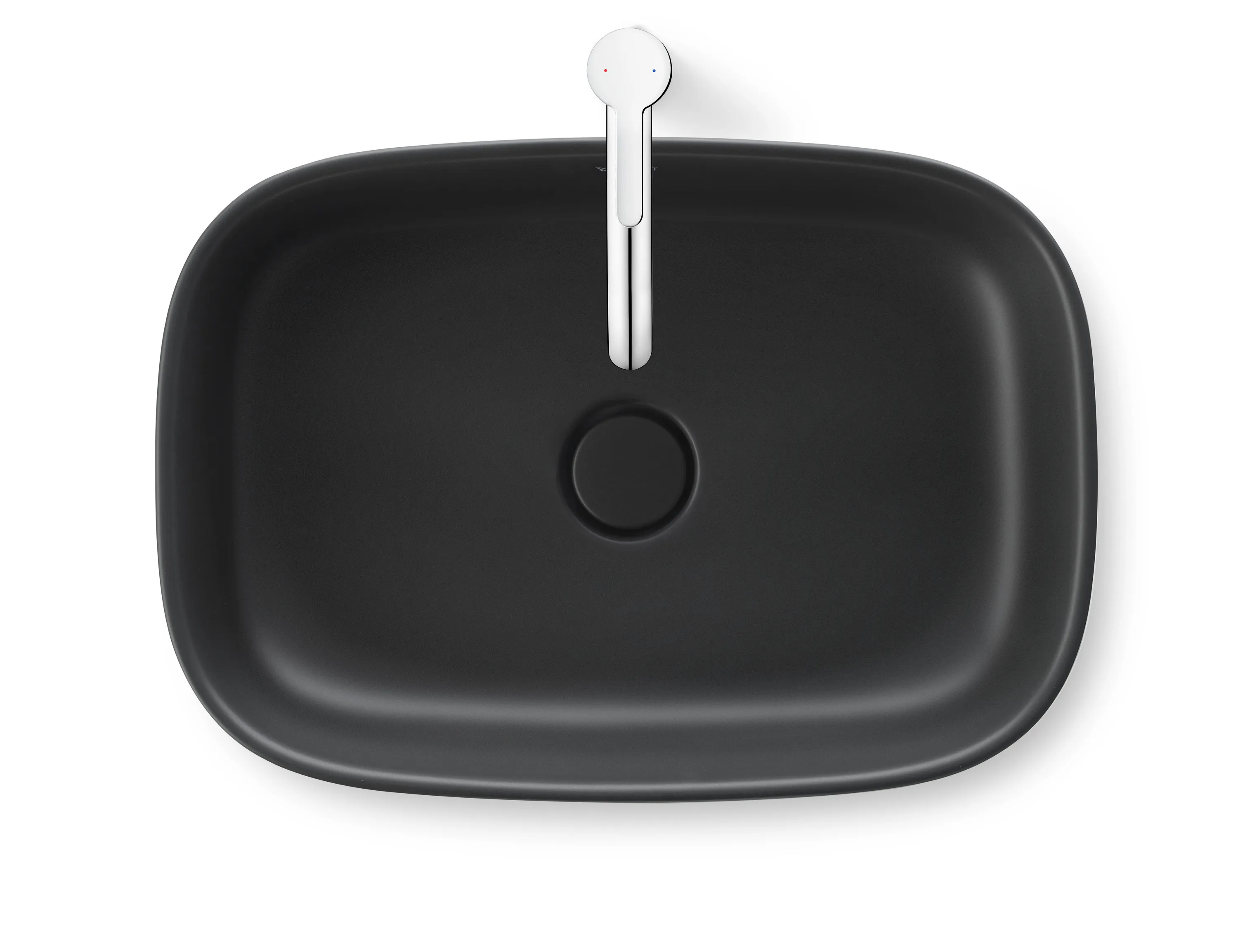 Aufsatzwaschtisch geschliffen „Zencha“ 55 × 39 × 13,5 cm, ohne Hahnlochbohrung in Anthrazit Matt Aufsatzwaschtisch geschliffen „Zencha“ 55 × 39 × 13,5 cm, ohne Hahnlochbohrung in Anthrazit Matt