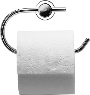 Duravit Toilettenpapierhalter „D-Code“ 16,5 × 6,6 × 9,9 cm in chrom Befestigung sichtbar Duravit Toilettenpapierhalter „D-Code“ 16,5 × 6,6 × 9,9 cm in chrom Befestigung sichtbar