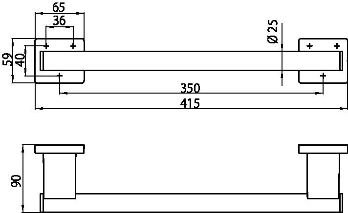 emco Haltegriff „system 2“ in chrom