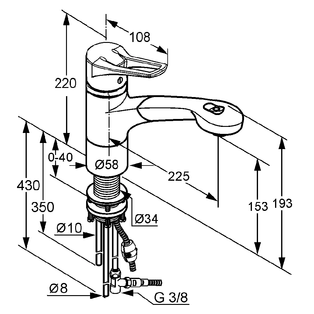 MX SpültischEHM DN 15 herausziehbare Brause ND chrom MX SpültischEHM DN 15 herausziehbare Brause ND chrom