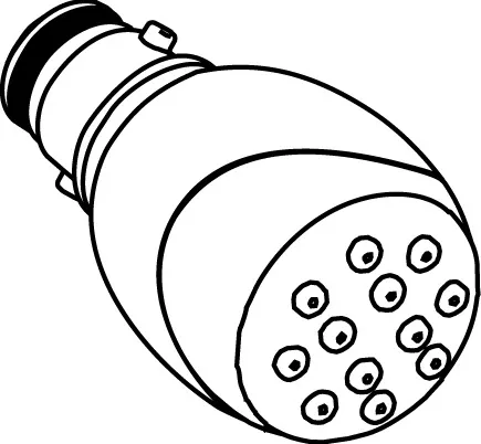 Wechsel-Strahleinsatz Normal chrom Wechsel-Strahleinsatz Normal chrom
