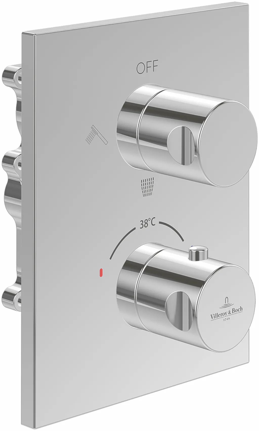 Villeroy & Boch Unterputz-Armatur „Universal Taps &“ in Chrom Villeroy & Boch Unterputz-Armatur „Universal Taps &“ in Chrom