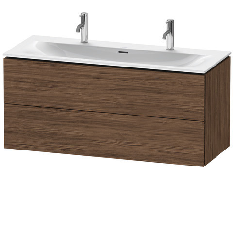 Duravit Waschtischunterschrank wandhängend „L-Cube“ 122 × 55 × 48,1 cm