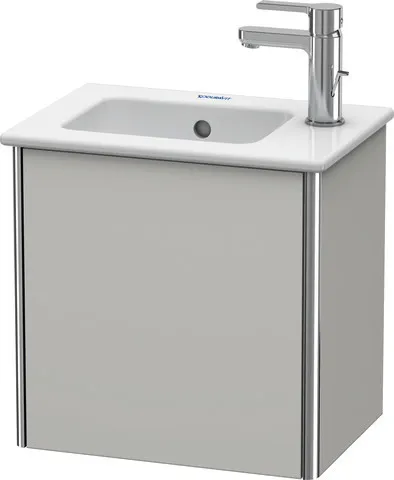 Duravit Waschtischunterschrank wandhängend „XSquare“ 41 × 40 × 28,9 cm in Betongrau Matt