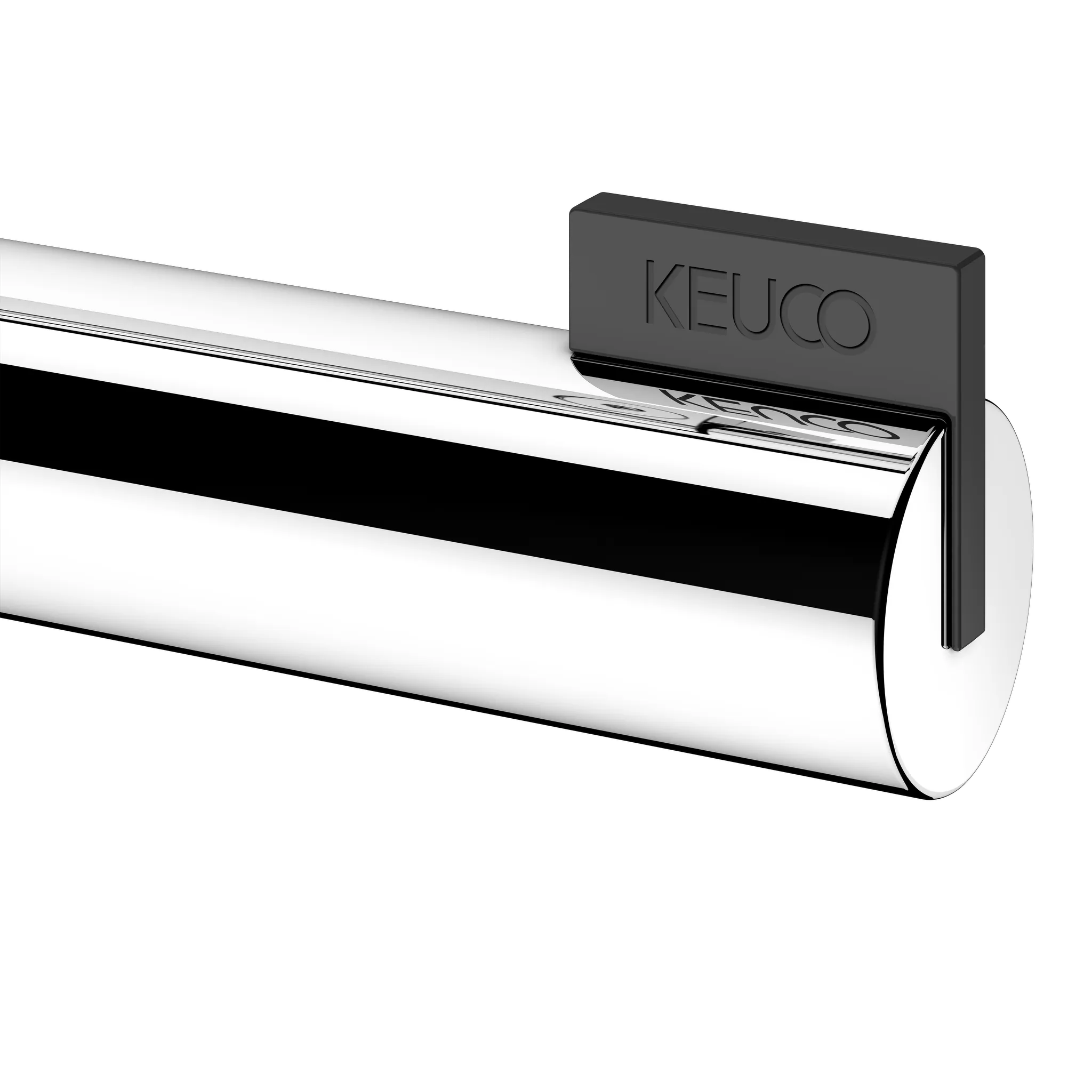 REVA 12873019000 Toilettenpapierhalter mit Glas-Ablage verchromt
