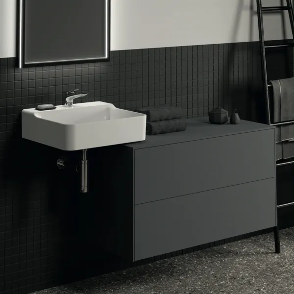 Ideal Standard Waschtischunterschrank Conca, 2 Auszüge, anthrazit
