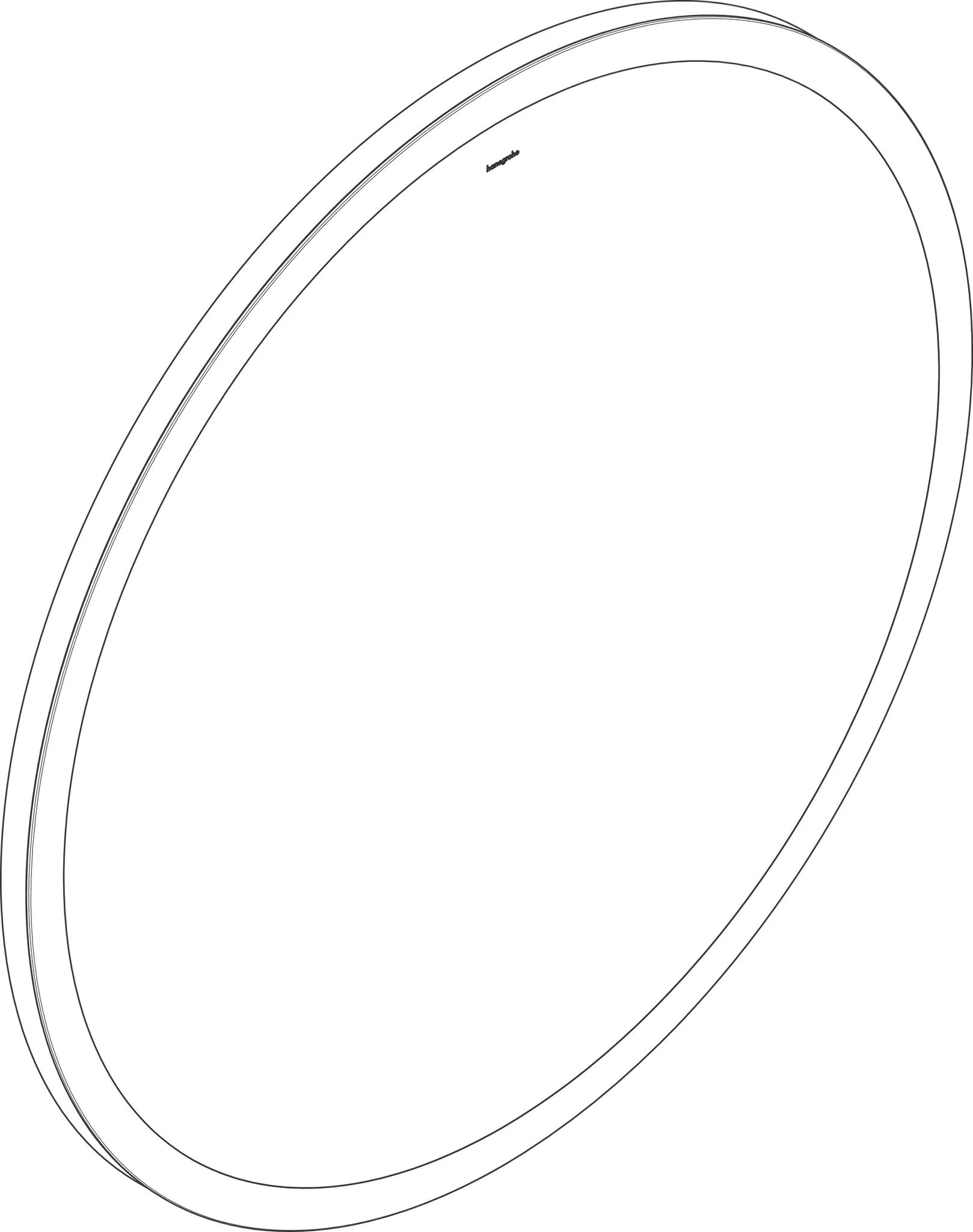 Hansgrohe Xarita Lite S Spiegel mit runder LED-Beleuchtung, 900x900x30 Hansgrohe Xarita Lite S Spiegel mit runder LED-Beleuchtung, 900x900x30