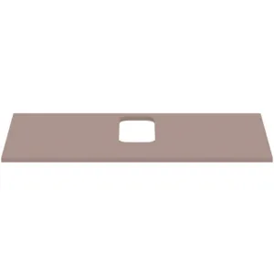 Ideal Standard Waschtischplatte i.life B mittiger Ausschnitt, Greige Ideal Standard Waschtischplatte i.life B mittiger Ausschnitt, Greige