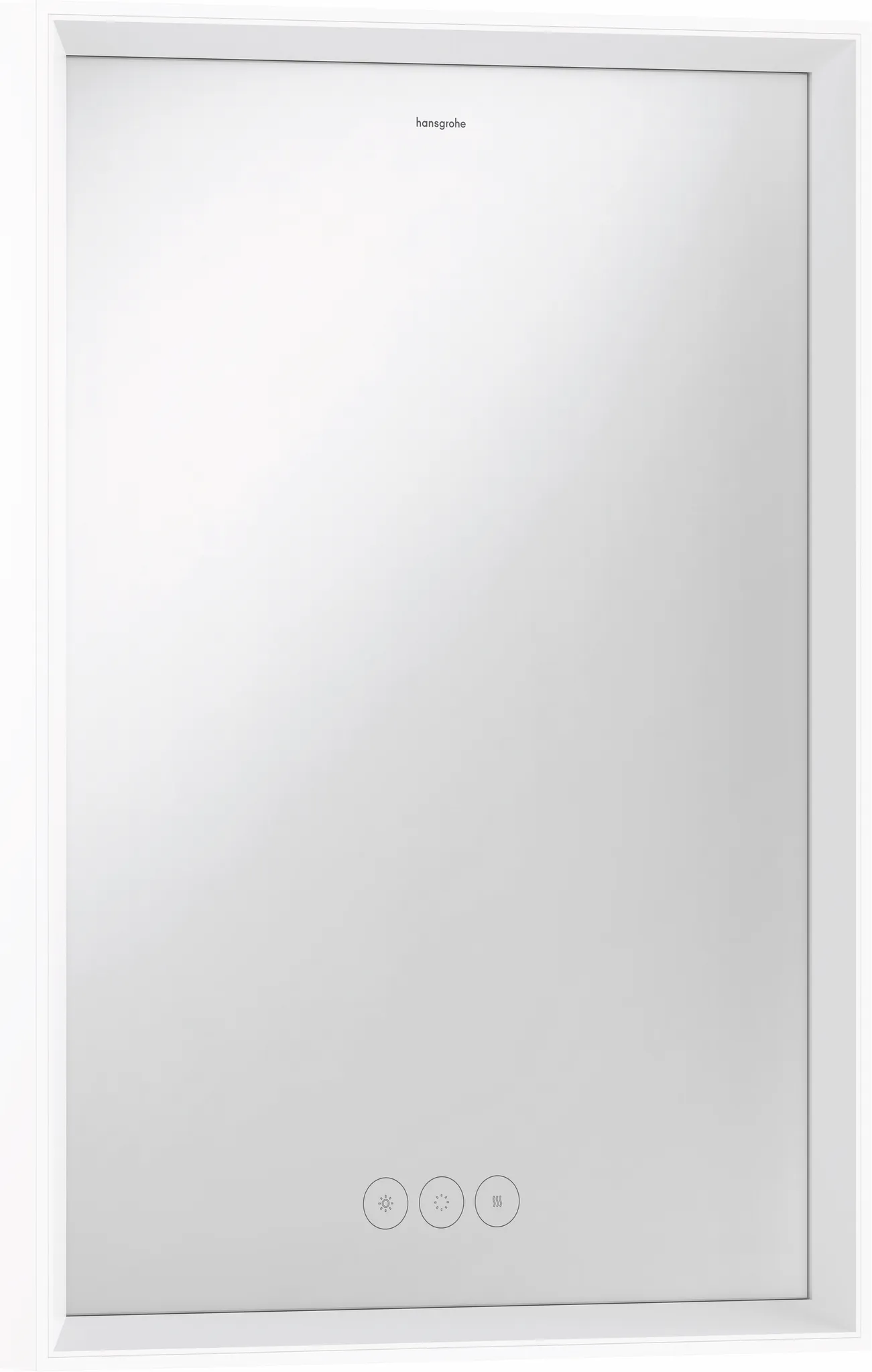 Xarita E Spiegel mit LED-Beleuchtung 500/50 kapazitiver Berührungssensor Mattweiß