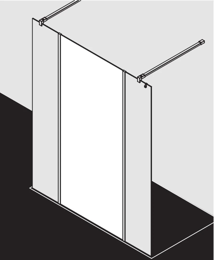 Kermi Duschdesign Walk-In-Duschkabine „WALK-IN XB“ Glas Klar, Profile Silber Hochglanz, BV: 1200 - 1200 mm H: 2000 mm Kermi Duschdesign Walk-In-Duschkabine „WALK-IN XB“ Glas Klar, Profile Silber Hochglanz, BV: 1200 - 1200 mm H: 2000 mm