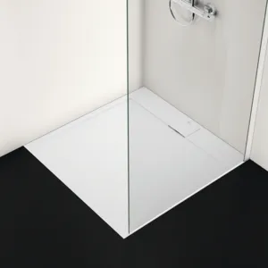 Ideal Standard Duschwanne „UltraFlatSi.life“ 100 × 100 cm in Carraraweiß