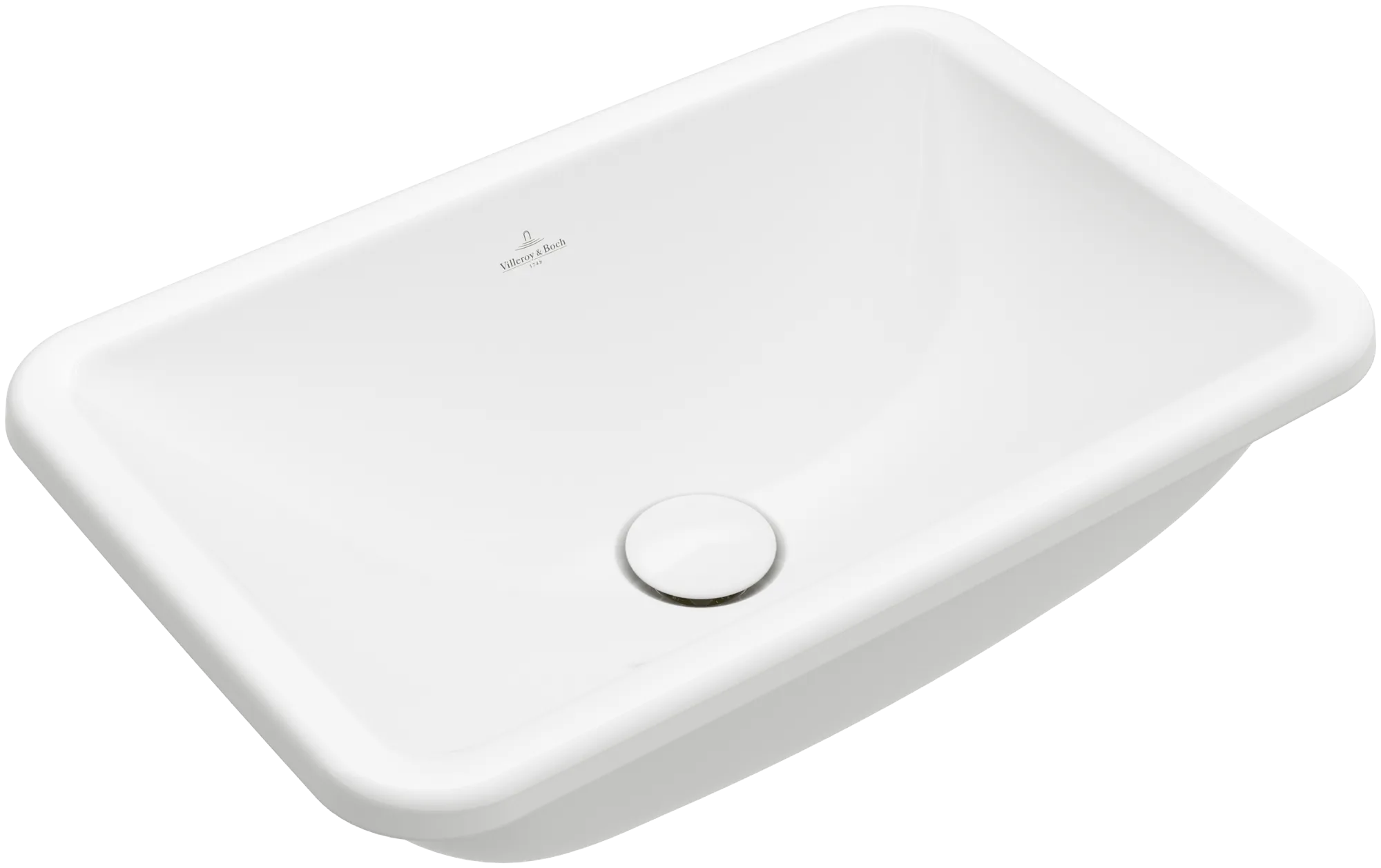 Villeroy & Boch Einbauwaschtisch aus TitanCeram „Loop & Friends“ ohne Hahnlochbohrung, ⌀ mm, ohne Hahnlochbohrung in Weiß Alpin Villeroy & Boch Einbauwaschtisch aus TitanCeram „Loop & Friends“ ohne Hahnlochbohrung, ⌀ mm, ohne Hahnlochbohrung in Weiß Alpin