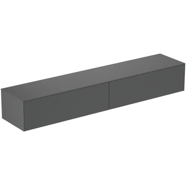Ideal Standard Waschtischunterschrank Conca, 2 Auszüge, Anthrazit