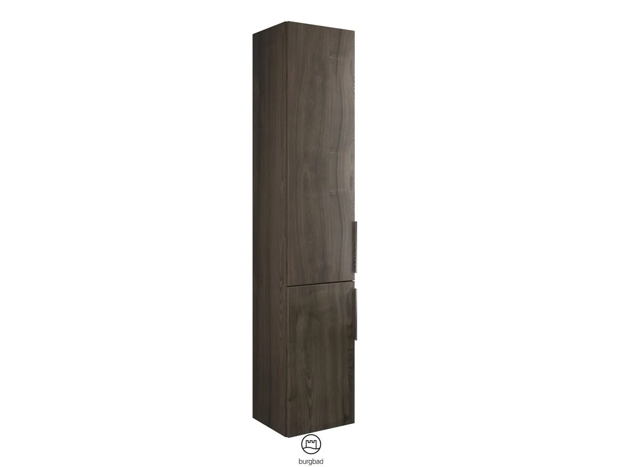 Hochschrank, 2 Türen;4 Glaseinlegeböden;1 fester Boden, Tiefe: 320 mm, Breite: 350 mm, Höhe: 1760 mm
