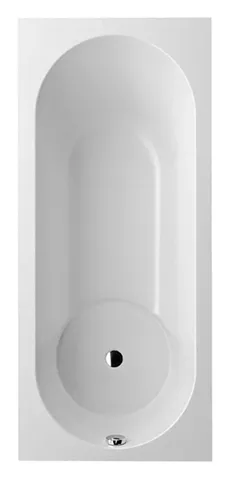 Villeroy & Boch Badewanne „Libra“ rechteck 180 × 80 cm, Fußablauf in Weiß Alpin Villeroy & Boch Badewanne „Libra“ rechteck 180 × 80 cm, Fußablauf in Weiß Alpin