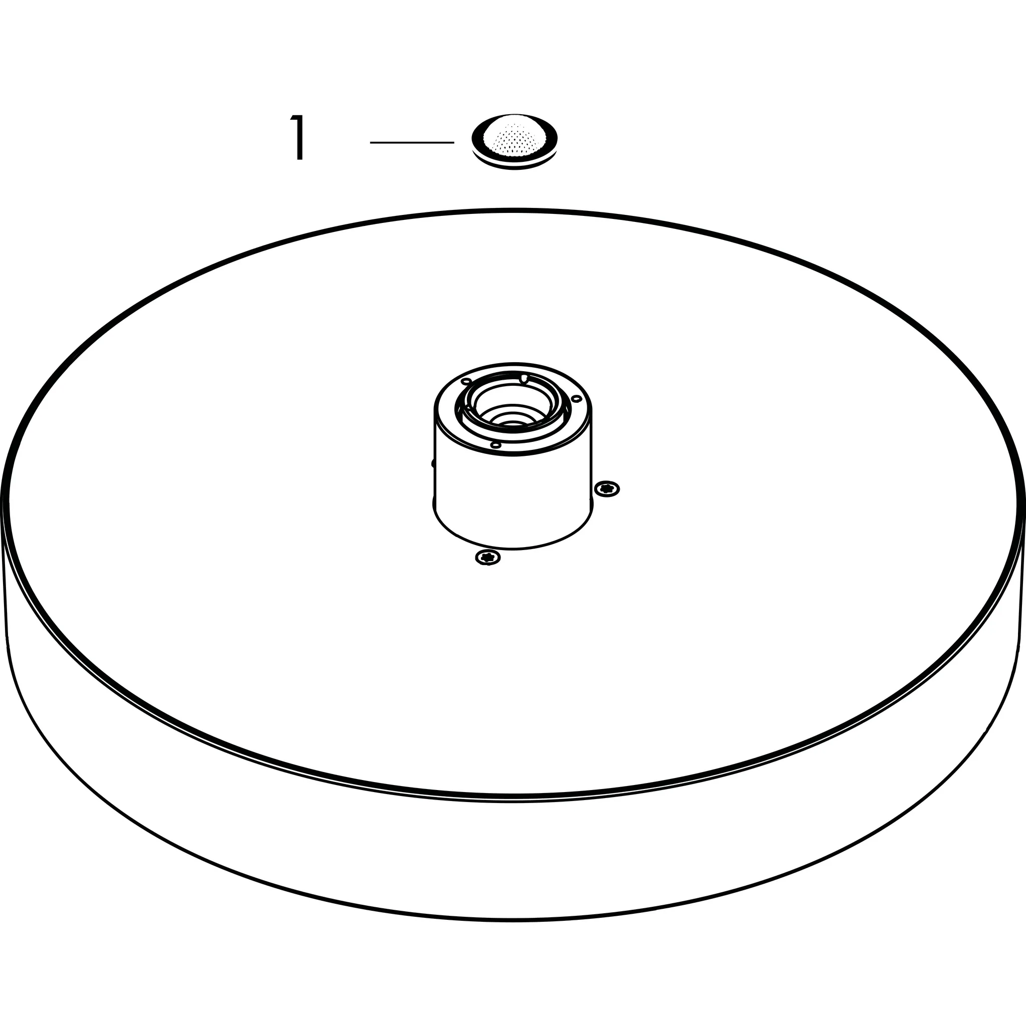 Hansgrohe Rainfinity Kopfbrause 360 1jet, Brushed Bronze