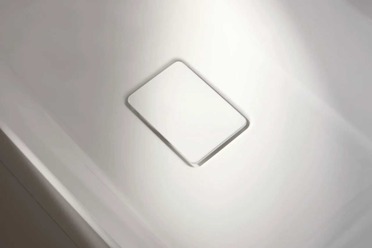 Hansgrohe Xevolos E Aufsatzwaschtisch, Keramik, weiß, 600x480 mm, 140 mm Höhe, ohne Hahnloch und Überlauf