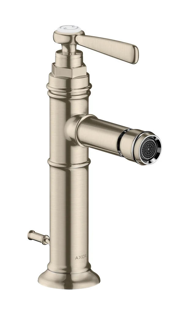 Hansgrohe AXOR Montreux Bidetmischer chrom, Einhebel-Bedienung, Ausladung 110 mm, Auslaufhöhe 140 mm, Normalstrahl, max. Durchfluss 5 l/min, Keramikmischsystem, für Durchlauferhitzer geeignet