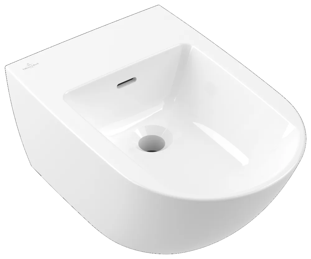 Villeroy & Boch Bidet „Antao“, Befestigung verdeckt 375 × 560 × 270 mm in Weiß Alpin Villeroy & Boch Bidet „Antao“, Befestigung verdeckt 375 × 560 × 270 mm in Weiß Alpin