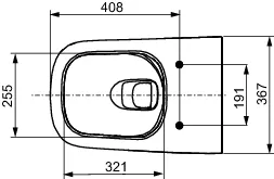 TECE WC „neo“, Befestigung verdeckt, ohne Spülrand TECE WC „neo“, Befestigung verdeckt, ohne Spülrand
