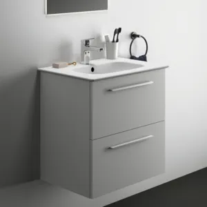 Ideal Standard Waschtischunterschrank „i.lifeA“ 60 × 63 × 44 cm Weiß matt