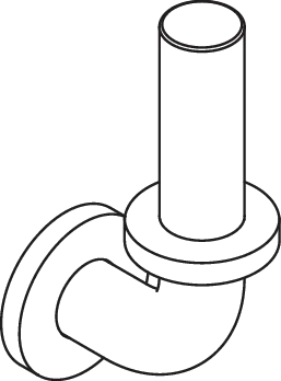 HEWI Reservetoilettenpapierhalter „Serie 801“ 7 × 10,5 × 19,7 cm HEWI Reservetoilettenpapierhalter „Serie 801“ 7 × 10,5 × 19,7 cm