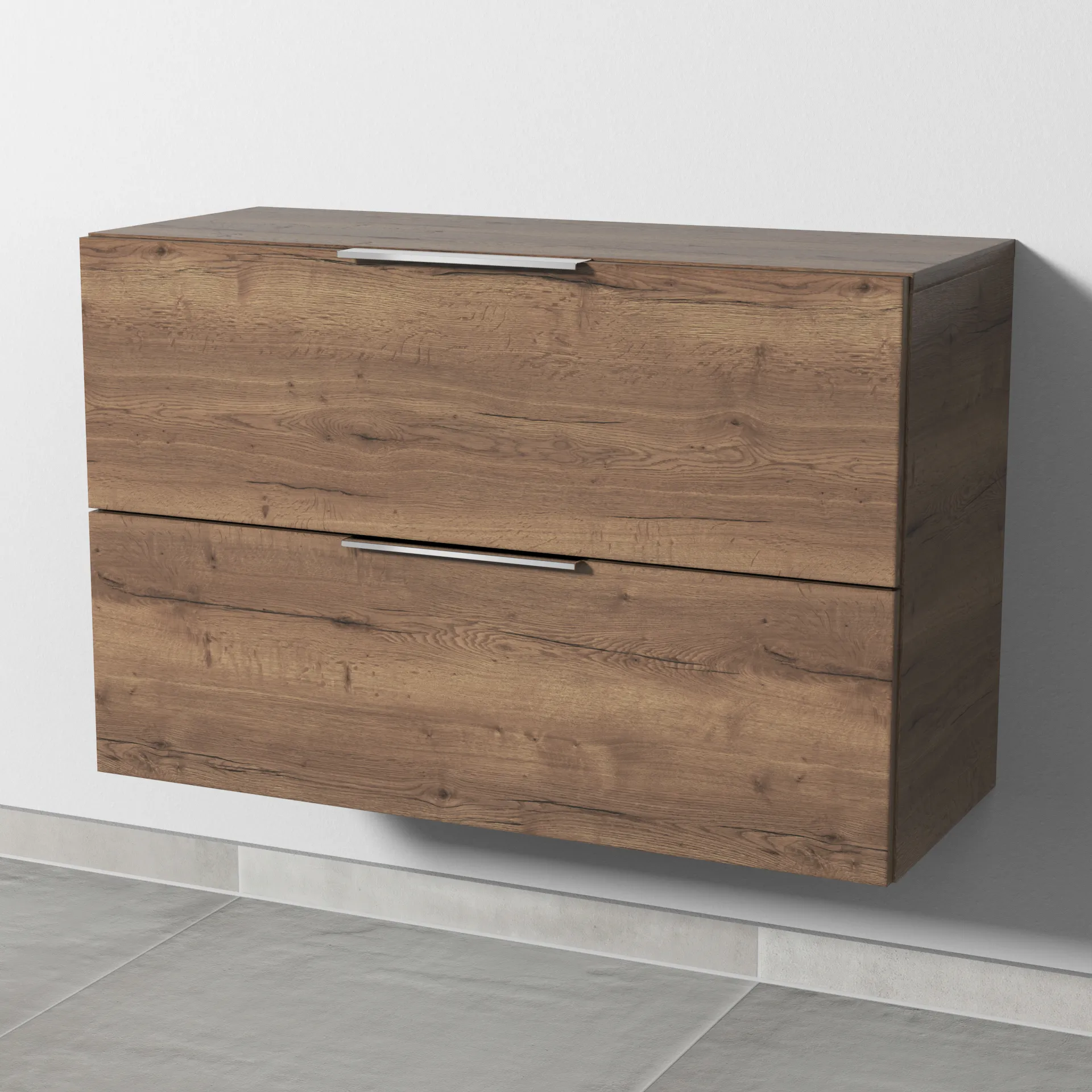 Sanipa Anbauschrank „4balance“ 800 × 518 × 329 mm in Eiche-Tabak, ohne Beleuchtung