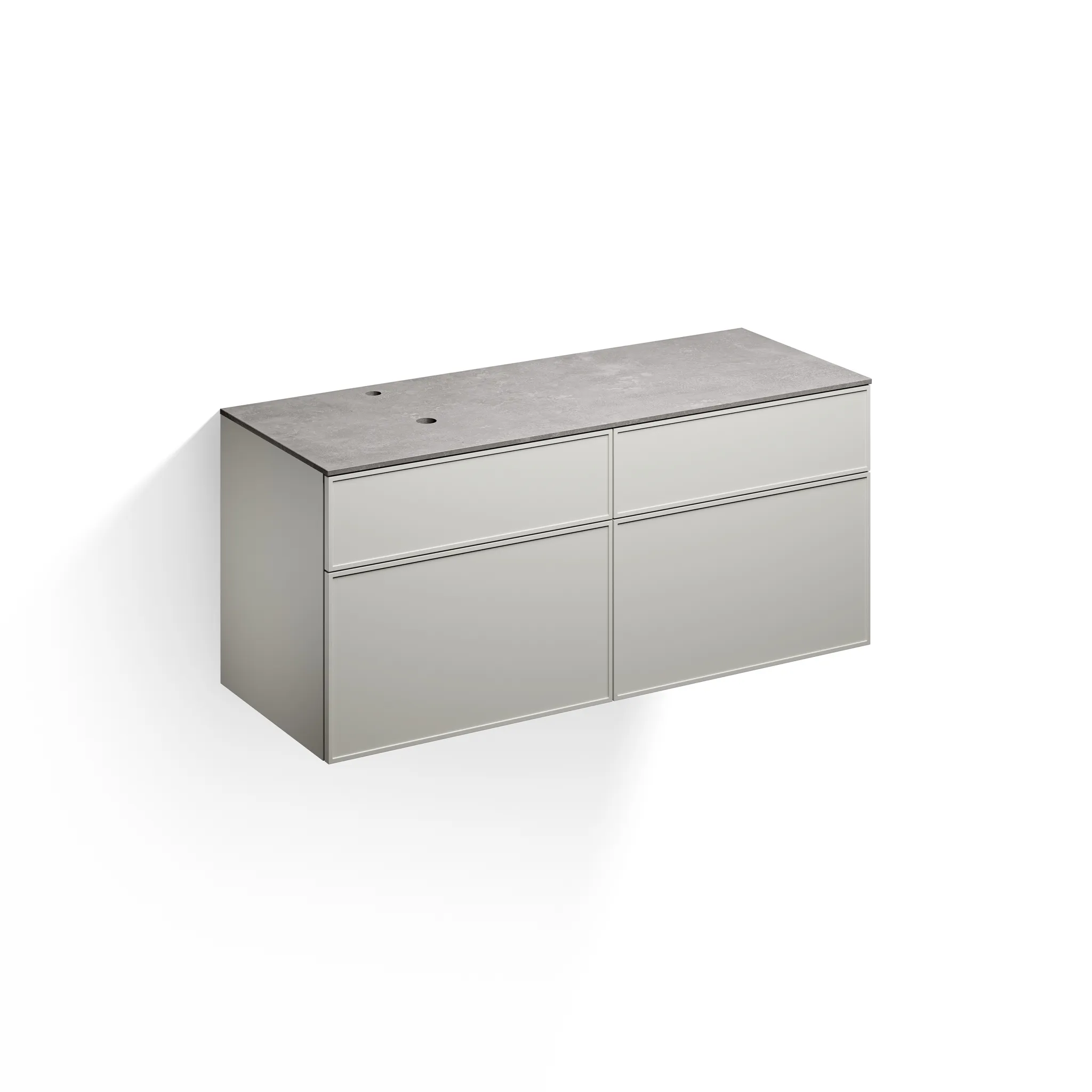 Alape Möbelmodul Arkta 1400x600 NY Silk/Seidengrau