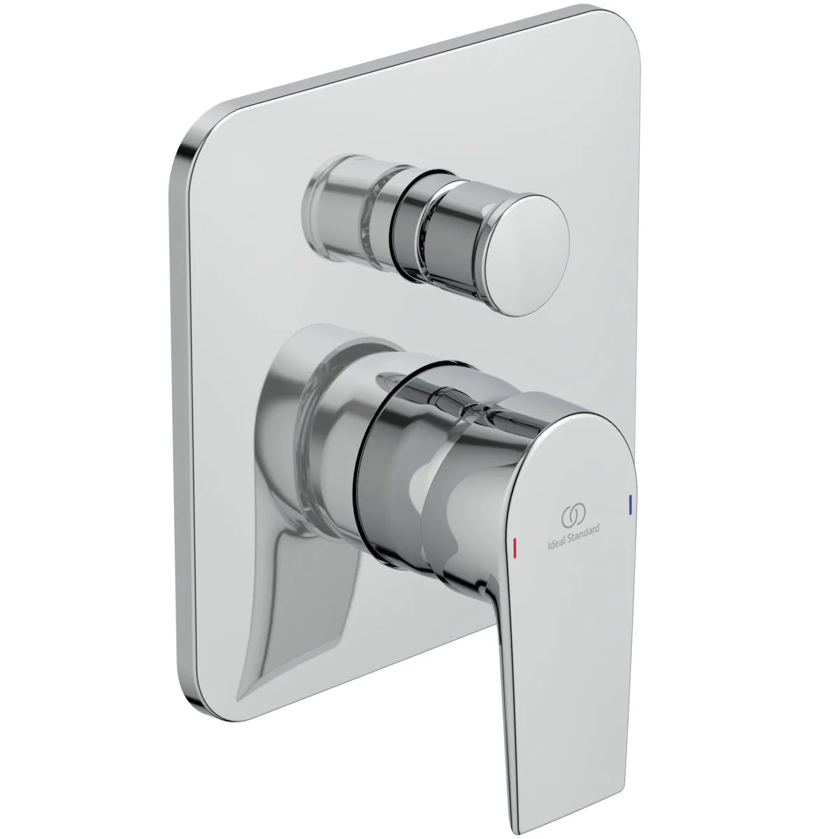 Badearmatur Unterputz Tesi, Bausatz 2, Ros.163x163mm, eigensicher nach DIN EN 1717, Chrom Badearmatur Unterputz Tesi, Bausatz 2, Ros.163x163mm, eigensicher nach DIN EN 1717, Chrom