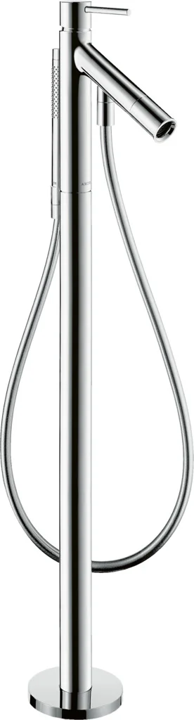 Hansgrohe AXOR Starck Einhebel-Wannenmischer bodenstehend, Chrom, Ausladung 156 mm Hansgrohe AXOR Starck Einhebel-Wannenmischer bodenstehend, Chrom, Ausladung 156 mm