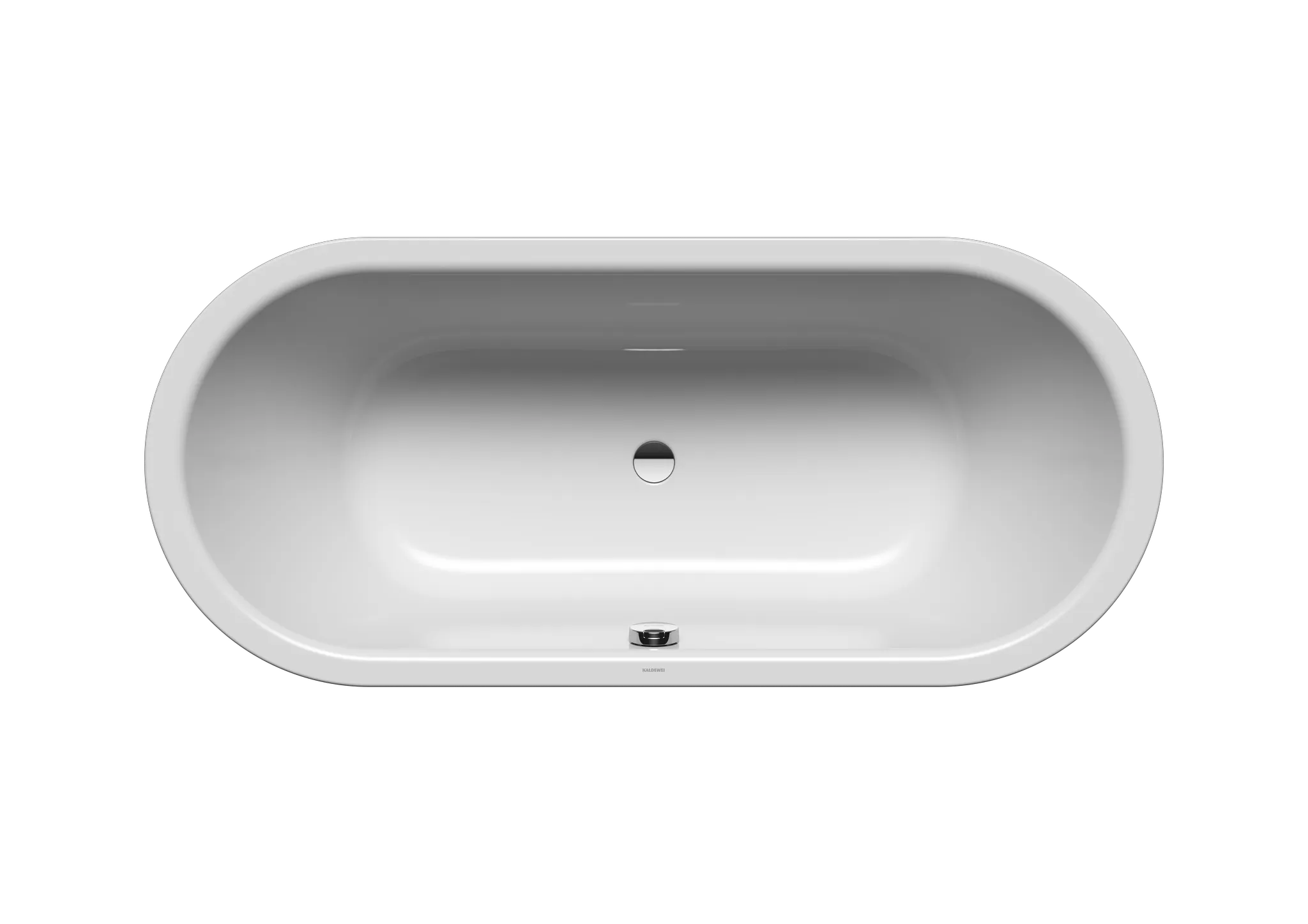 Kaldewei Badewanne „Classic Duo Oval“ oval 170 × 75 cm, ohne Grifflochbohrungen in manhattan
