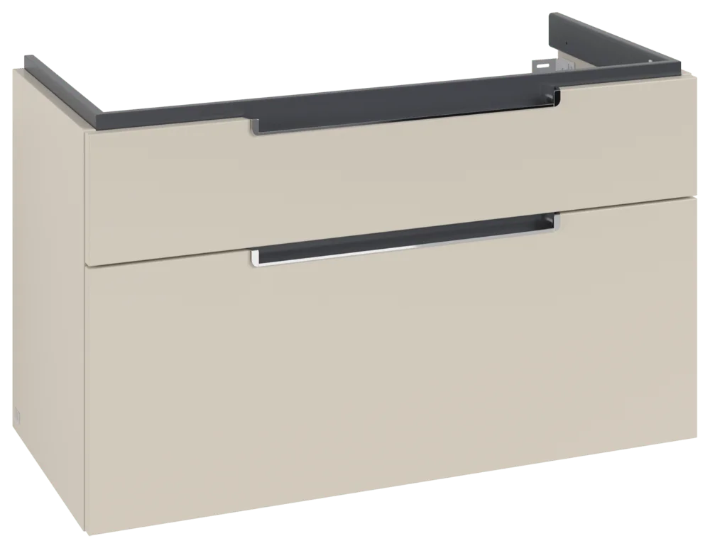 Villeroy & Boch Waschbeckenunterschrank Subway 2.0 A91510, 987 x 590 x 449 mm, Truffle Grey