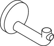 HEWI Wandhaken „Serie 477“ HEWI Wandhaken „Serie 477“