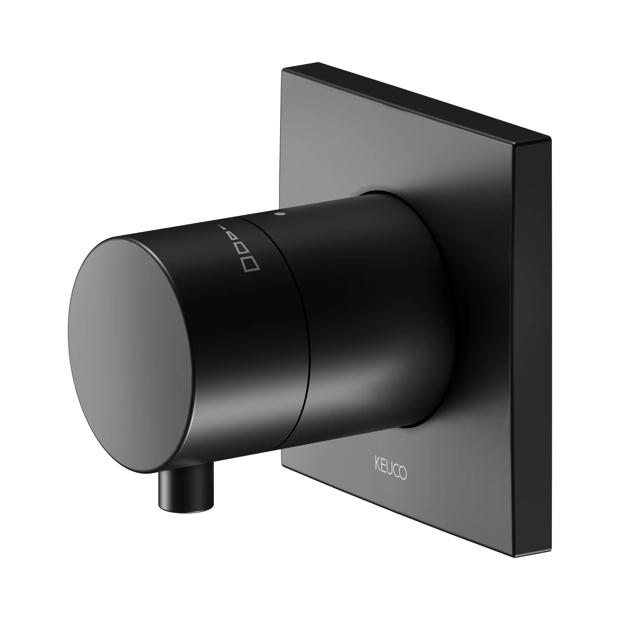 KEUCO IXMO Absperrventil Unterputz für 1 Verbraucher IXMO Comfort, eckig schwarz matt