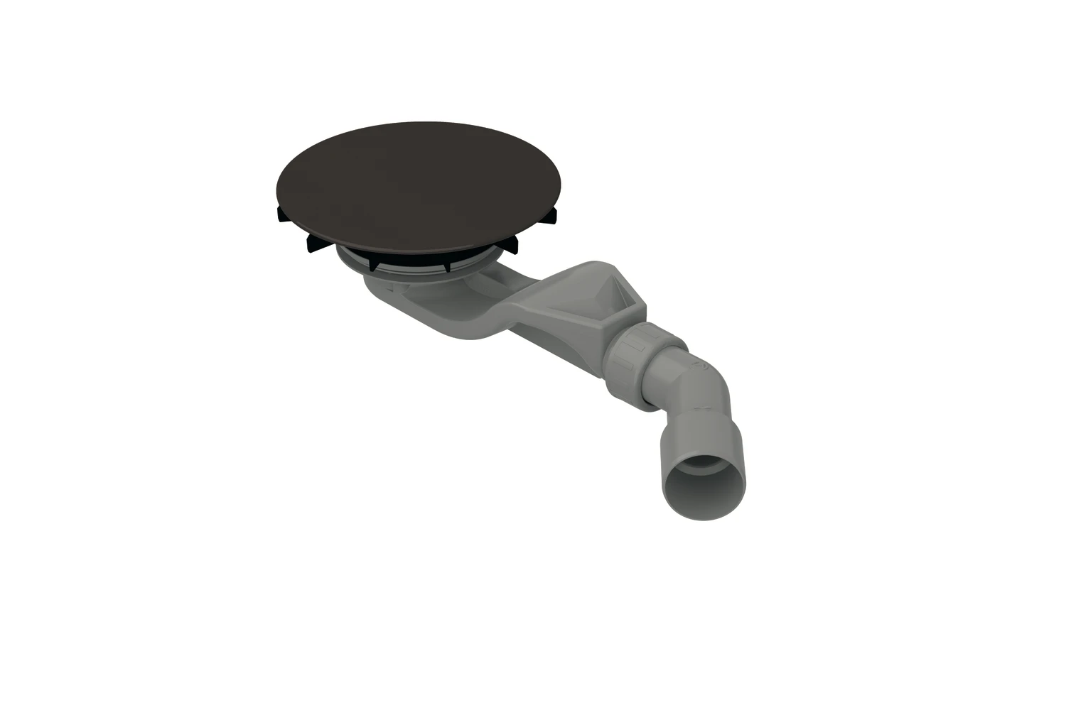 Bette Ablaufgarnitur für Duschwannen „BetteAir“ 30 Modell B524 152 mm in Ebano