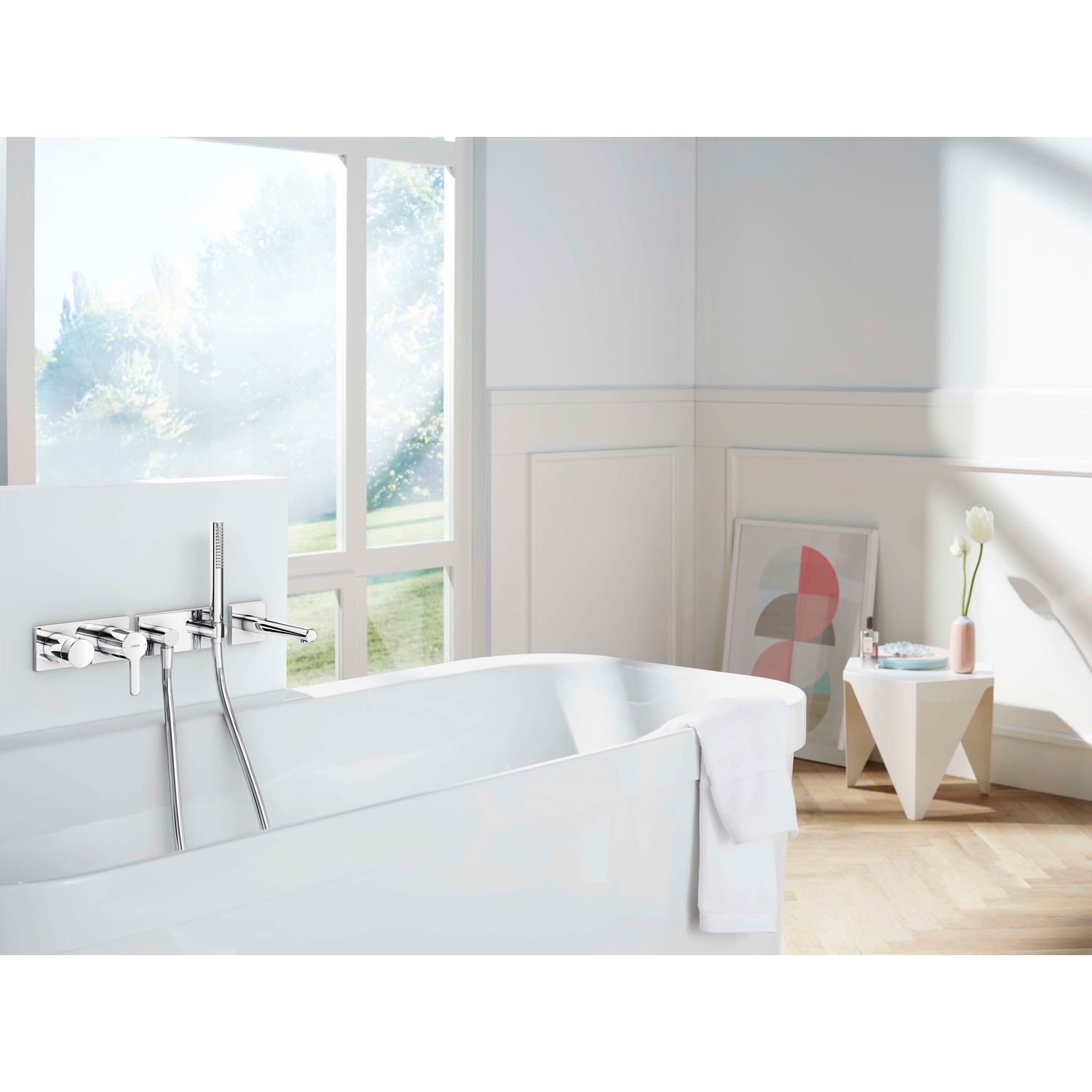 Auslauf für Armaturen „Designo Style“ in Chrom Auslauf für Armaturen „Designo Style“ in Chrom