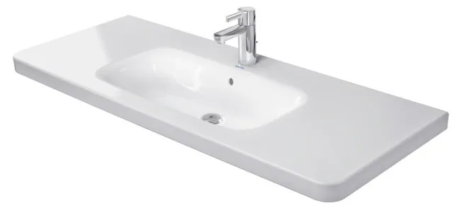 Wandwaschtisch „DuraStyle“, mit Überlauf, Hahnlochposition mittig Becken: mittig / Größe: 120 × 48 cm / Hahnlochbohrung: mit 1×1 Hahnlochbohrung / Hahnlochposition: mittig / Oberflächenveredelung: ohne Oberflächenveredelung / Überlauf: mit Überlauf Wandwaschtisch „DuraStyle“, mit Überlauf, Hahnlochposition mittig Becken: mittig / Größe: 120 × 48 cm / Hahnlochbohrung: mit 1×1 Hahnlochbohrung / Hahnlochposition: mittig / Oberflächenveredelung: ohne Oberflächenveredelung / Überlauf: mit Überlauf