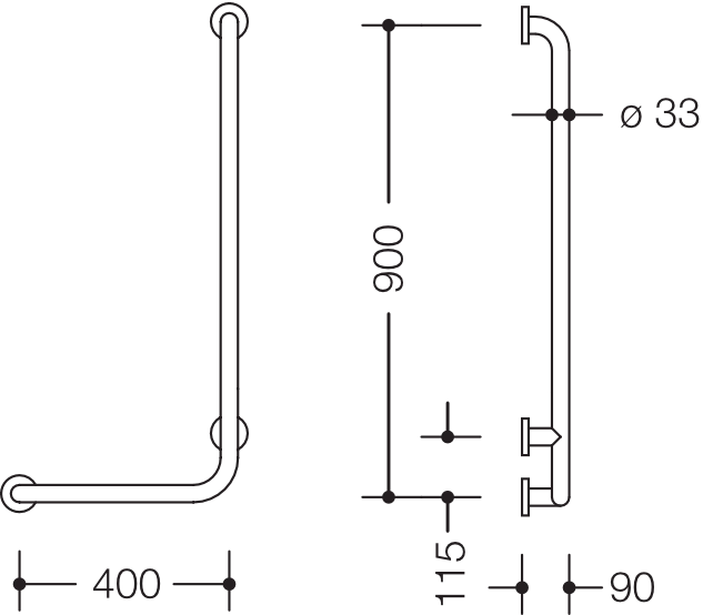 HEWI Haltegriff „Serie 805“