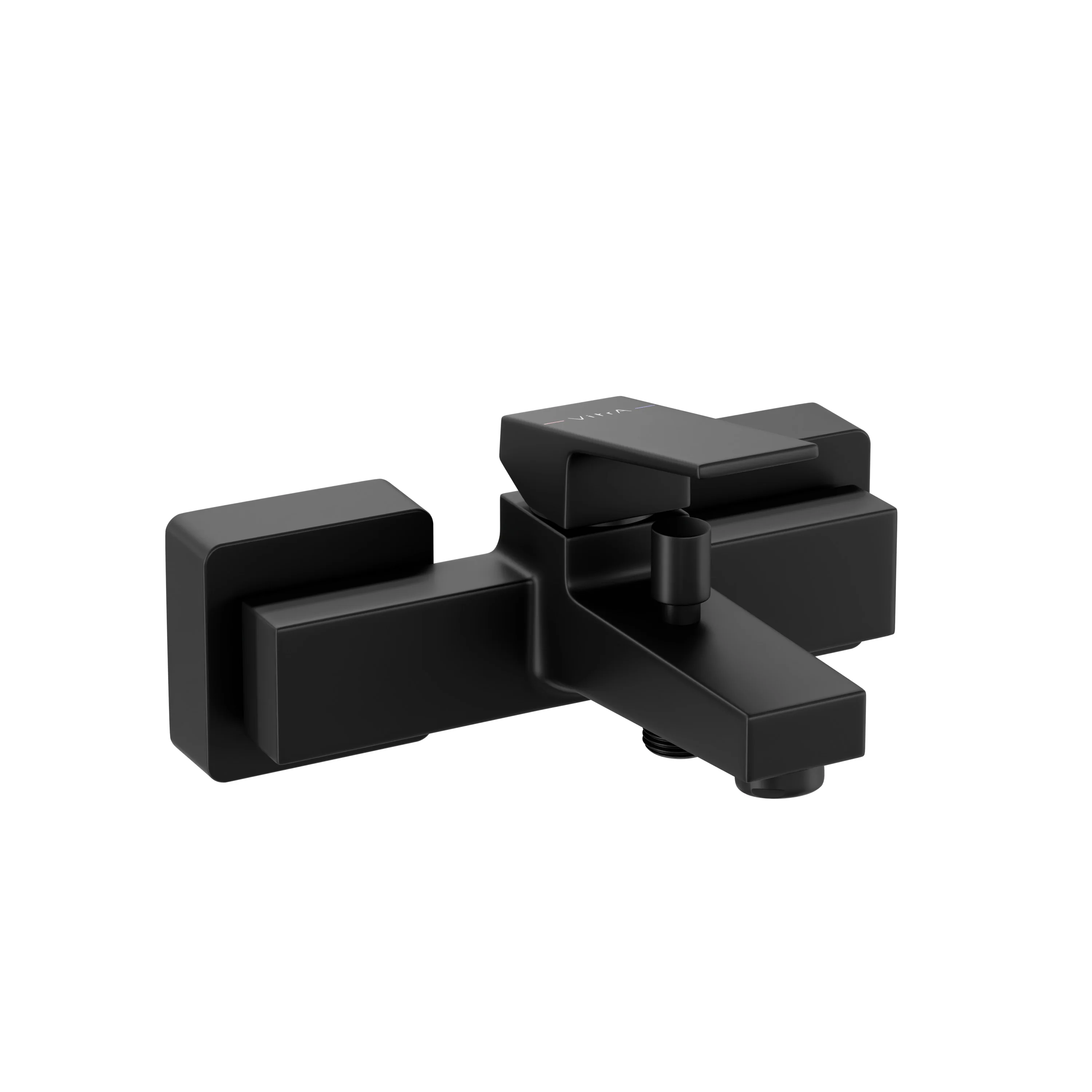 Minimax Square Einhebel-Wannenfüll- und Brausearmatur Aufputzmontage Schwarz Matt Minimax Square Einhebel-Wannenfüll- und Brausearmatur Aufputzmontage Schwarz Matt