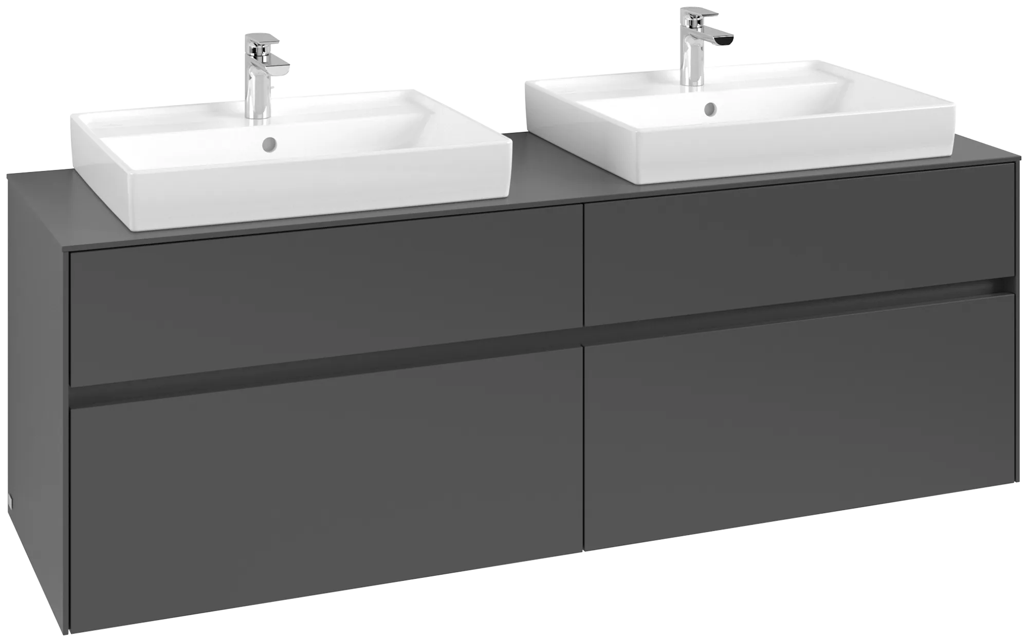 Villeroy & Boch Collaro Waschbeckenunterschrank C024B0 1600x548x500mm Graphite