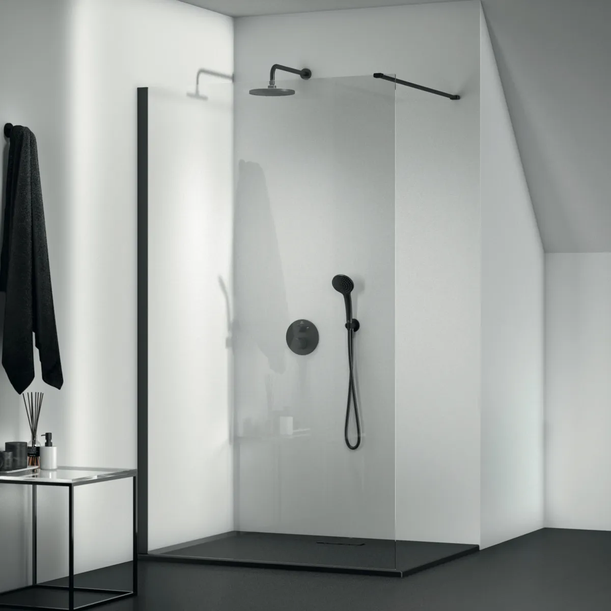 Wandanschluss Idealrain 400mm, Brushed Gold Wandanschluss Idealrain 400mm, Brushed Gold