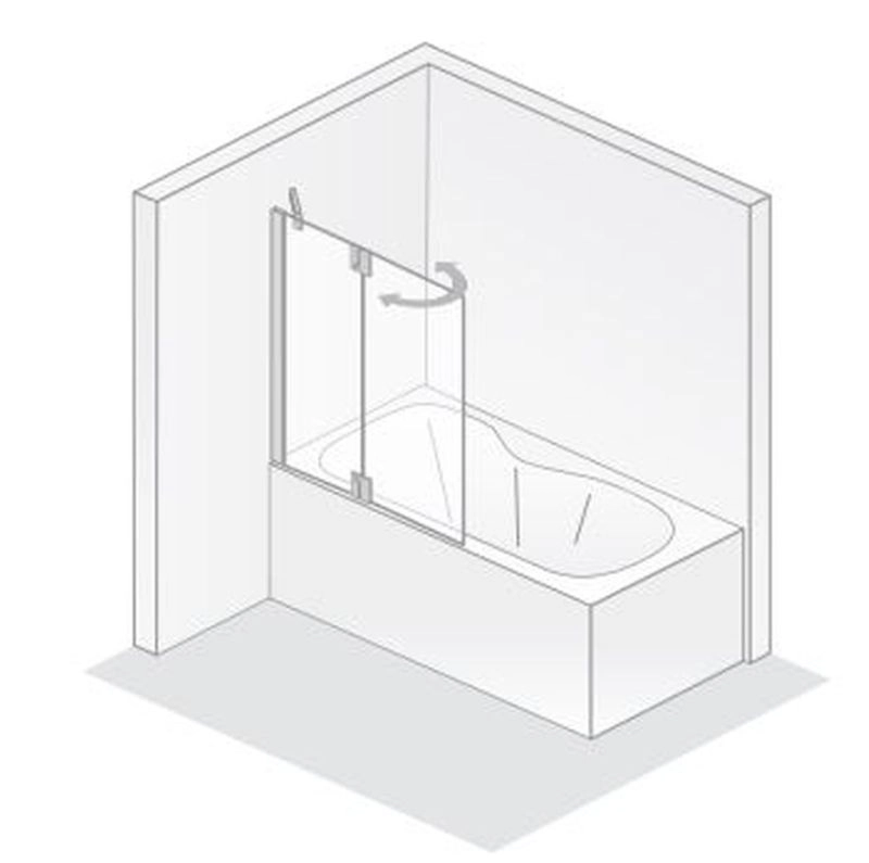 HSK Badewannenaufsatz passend zu Badewannenaufsätze von K2.80 bis K2.82 „K2“ Glas Klar hell, Scharniere Chromoptik (Alu Hochglanz poliert) HSK Badewannenaufsatz passend zu Badewannenaufsätze von K2.80 bis K2.82 „K2“ Glas Klar hell, Scharniere Chromoptik (Alu Hochglanz poliert)