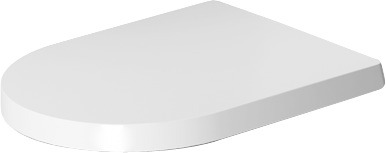 Duravit WC-Sitz Compact „ME by Starck“ 37,4 × 43,8 × 5,1 cm in Weiß Seidenmatt