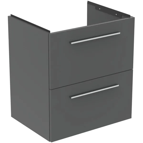 Ideal Standard i.life A Waschtischunterschrank 2 Auszüge 580x440x630mm Quarzgrau matt Ideal Standard i.life A Waschtischunterschrank 2 Auszüge 580x440x630mm Quarzgrau matt