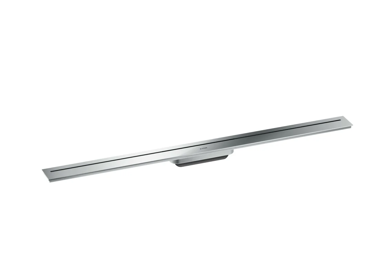 Hansgrohe AXOR Drain Fertigset Duschrinne, Chrom, 1000 mm, höhenverstellbar bis 18 mm Fliesenstärke Hansgrohe AXOR Drain Fertigset Duschrinne, Chrom, 1000 mm, höhenverstellbar bis 18 mm Fliesenstärke